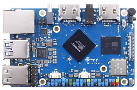 APBVIHL Orange Pi 5 Pro Carte RAM Rockchip RK3588S 6T 8 Core Open Source, compatible Orange Pi OS, Android, Debian, Ubuntu 4 Go