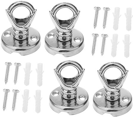 ULTECHNOVO 4stücke Deckenhaken Aus Metall Zum Aufhängen Von Pflanzen Und Lampen Vielseitig Einsetzbar Für Körbe Töpfe Und Windspiele in Wohnzimmer Und Veranda