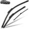 FWSHEN Automotive Wiper Blades for BMW Série 1 F40 2019 2020 2021 2022 2023 Front Wipers Replacement Kit Windscreen Front Window Windshield Brushes Cutter Accessories