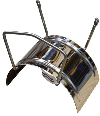 SIRO Wand Schlauchhalter Edelstahl robust leicht schlauchschonend rostfrei wetterfest Garten Aufbewahrung 50 m Kapazität