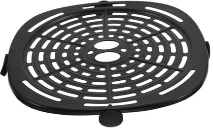 IWOWHERO Carbon Steel Air Fryer Crisper Tray Non Stick Cooking Rack for Grilling Roasting Frying Dishwasher Safe Accessory for Quick Meals and Versatile Cooking