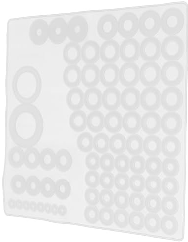 SHINEOFI 79 Teiliges Silikon Dichtungsringe für Küchenarmatur O Ring Ventil Dichtung Leckagefrei Waschbecken Reparatur Dichtungssatz Kompatibel für Dusche Rohr Wasserhahn Ersatzteile