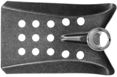 IWOWHERO Pala per Setacciatura Fognature in Acciaio al Manganese Pala Quadrata per Drenaggio e Pulizia Scarichi Strumento Multiuso per Fossi e Fango Paletta per Setacciatura Robusta e