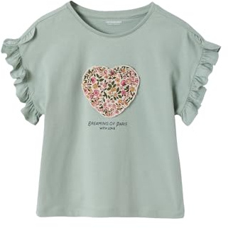 Vertbaudet T-Shirt mit kurzen Volantärmeln Mädchen