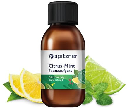 Spitzner Saunaaufguss Citrus-Mint 125 ml Wellness Sauna Aufguss Wellnessaufguss