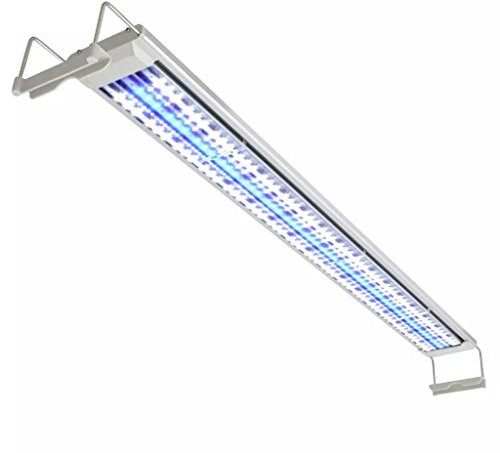 vidaXL Lámpara LED de acuario 100-110 cm aluminio IP67