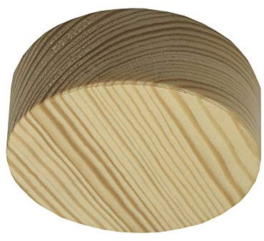 Verteilerdose Holz Kiefer mit Zubehör ø 85x28mm Verteilerbaldachin Aufputzdose Anschlussdose Echtholz