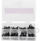 80 stücke Angelrutenführungen Set ProStainless Stahl 8 Größen Eye Ring Sea Fishing Pole Line Guide Set mit Fall für Süßwasserfischen
