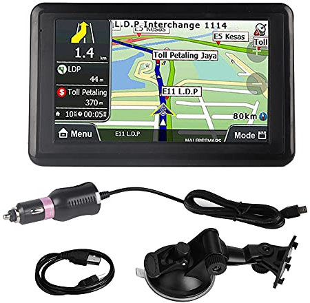 GPS-Navigation | Universeller 5-Zoll-Touchscreen Auto-Navigator GPS-Navigation DDR256M 8G MP3 FM Europa Karte 508