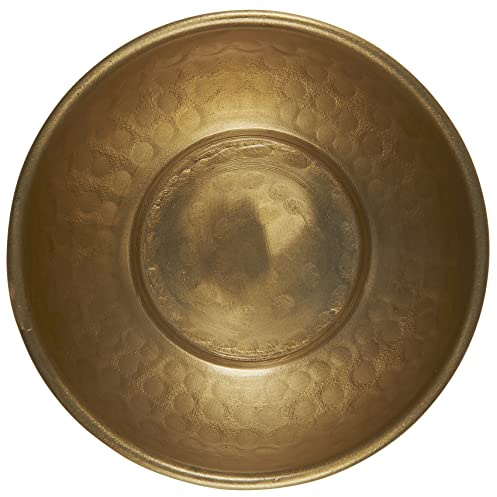 Ib Laursen Schale mit Hammermuster antikes Messingfinish
