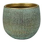 TS Indoor Blumentopf Ryan D13 cm Mint/Gold