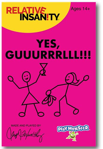 Relative Insanity Yes, Guuurrrlll!!! - Lustiges Partyspiel, hergestellt und gespielt von Comedian Jeff Foxworthy - Alter 14+ - 4-12 Spieler
