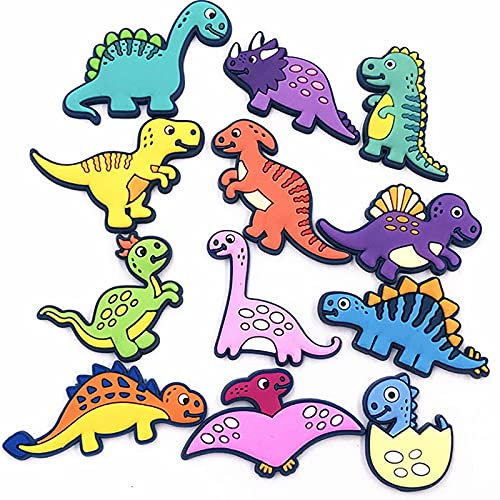 YUTOU 24 Stück PVC Schuhe Charms - Cartoon-Dinosaurier-Design - Unisex - Schuhzubehör
