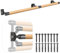 Kipika Traditionelles Ballett-Barrel-System zur Wandmontage, Stretch/Tanzstange für Zuhause, Workout, Tanzausrüstung, langlebige Metallunterstützung, Höhenverstellung, 1,8 m lang, 3,8 cm Durchmesser