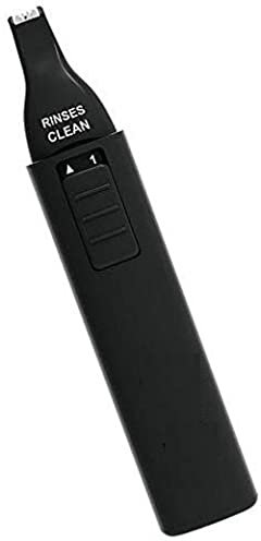 Mr. Gadget's Solutions Nasal Trimmer Battery Black - Salon Pro Nose Hair, Nasal Ear and Eyebrow Trimmer Clipper
