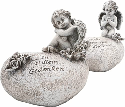 Anosta 2 x Herzen mit Engel und Spruch