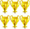 Finypa 6 Stück Gold Champion Folienballons Meisterschaft Mylar Trophäe Ballon Der Erste Preis Sport Ballons Basketball Fußball Jahrestag Geburtstag Spiele Champion Trophäe Party Dekorationen