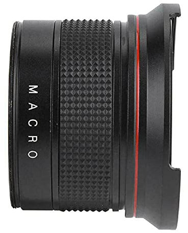 Objectif macro Fisheye 2 en 1 58 mm 0,35 x détachable grand angle de rechange pour appareil photo Canon SLR DSLR