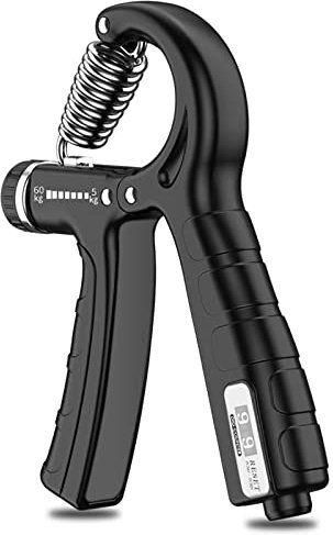 vinmooog Handtrainer Fingertrainer unterarmtrainer fitness,griffkraft trainer fitnessgeräte für zuhause Adjustable Resistance 5-60 kg with Counting Function home gym unterarm trainingsgerät