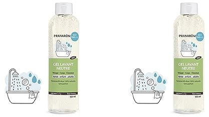 Pranarom Gel Lavant Neutre Bio Aromaself Visage - Corps - Cheveux 500 ml (Lot de 2)