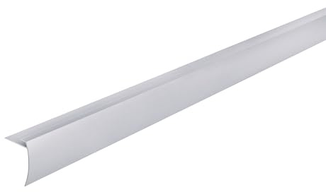 M-D Building Products 31829 4-5.5Mm 84 in. Satin Silver Aluminum Vinyl Plank Stair Nosing