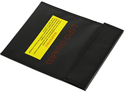 Feuerfester Aufbewahrungsbeutel 23x30cm aus Robustem Fasermaterial Schwarz