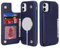 SailorTech iPhone 11 Hülle mit Kartenhalter, iPhone 11 Etui mit Kartenfach Geldbörse für iPhone 11 Handyhülle mit Portemonnaie Lederhülle - Blau