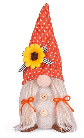 Herbst-Zwerge, handgefertigt, Erntedankfest, skandinavische schwedische Figuren, Plüsch-Ornamente für Küche, Regal, Dekorationen, schwedische Zwerge im Freien