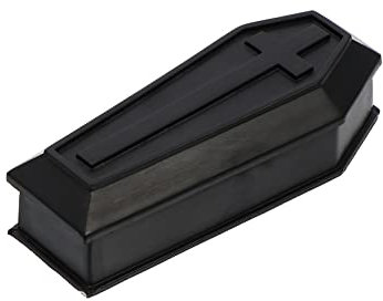 TOPPERFUN Halloween Sarg Dekoration Kreatives Prank Requisit Für Unvergessliche Feiern Leicht Mit Deckel Für Süßigkeiten Für Partys Und Bars Gruselige Atmosphäre