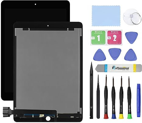 HOYRTDE 9.7 New Screen Replacement for iPad Pro 2016 A1673 A1674 A1675 LCD Display Glass Touch Digitizer Premium Kit with Tools - Black