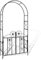 Kangmusi Gartentor Rosenbogen Rankgitter Rosensäule Spalier Pergola,40784kangmusi