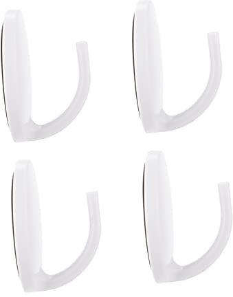 Hohopeti 4 Stück Magnetische Haken Aus Kunststoff Stark Haftend Weiß Küchen Und Kühlschrankhaken Zum Aufhängen Von Alltagsgegenständen