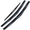 QQLADY Limpiaparabrisas Juego De Escobillas Limpiaparabrisas Delanteras Y Traseras para Mitsub&ISHI para Pajero para Montero Shogun Sport 2015-2022 Parabrisas 22+18+10