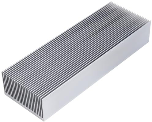 Großer Aluminium-Kühlkörper, 300 x 69 x 36 mm, Hochleistungs-Kühlplatte, 27 Lamellen, GPU-Kühler, IC-Modul, PC, Computer, LED, PCB, Ladegerät, Elektronikverstärker