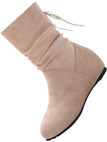 Generisch outlet angebote Stiefel Damen Schwarz Damen Chelsea Mit Rutschfest Sohle Elegant Klobiger Blockabsatz Spitze Zehe La warehouse deal retourenware on schuhe damen sale