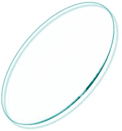 Tischplatte Aus Gehärtetem Glas, Runde Transparente Tischoberfläche, 8 Mm Dicker, Flacher, Polierter Rand, für Glasarbeitsplatten Im Homeoffice(70cm)