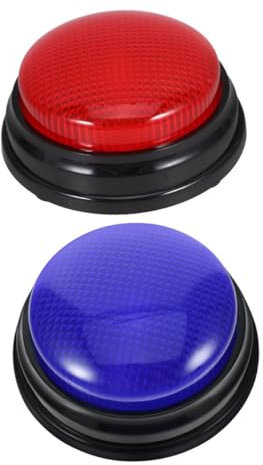 UPKOCH 2piezas Botones De Iluminados con y Actividades Divertidas Accesorios Prank Respuesta