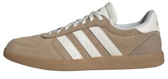Adidas Damen BREAKNET Sleek Shoes, warm Sandstone/core White/Gum 3, 41 1/3 EU