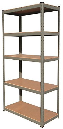 Hilka Tools SHP5265 265Kg 5 Tier Shelving, Silver