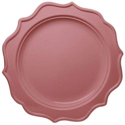 DecorLine Festliche Speiseteller, 20,3 cm, Rosa, 24 Stück