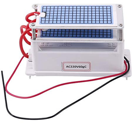 Ctzrzyt 60G / H Generador de Ozono Limpiador de Aire Ozonizador Purificador Tratamiento FormaldehíDo Eliminar Olor MáQuina de Ozono 220 V