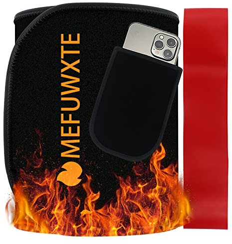 Bauchweggürtel,Fitnessgürtel,Fitness Gürtel,Schwitzgürtel zur Verstellbarer,Neopren Sauna Taille Trimmer,Abnehmen Waisttrainer Taillenformer,Gewichthebergürtel,Schweiß Ab Gürtel Taillen (Schwarz, M)