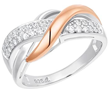 Amor Ring Damen, 52|16,5, Grün, Kommt in Geschenk Box