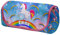 Personalisierte Mäppchen Federtasche mit Namen Schlamperbox Federmäppchen mit Klettverschluss Klappe Schüleretui Stiftemappe mit Zwei Reißverschlüssen Proud Unicorn [151]