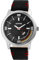 Raptor Accom Herren-Uhr Leder Datum Leuchtzeiger Analog Quarz RA20277 (schwarz)