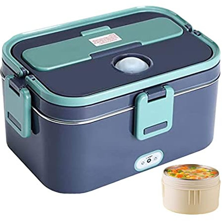 ZCSXK 5 Lunch Box autoriscaldante, casa Auto Sicurezza Alimentare 110V 24V 12V scaldavivande Portatile | Scatole da Pranzo riscaldate per Adulti Studenti Operaio Edile Autista di Camion