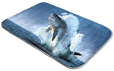 Shag Teppich Ultra Soft Plüsch Teppiche Kunstfell Teppiche Hai Fly Meer