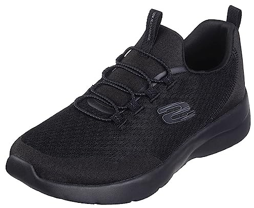 Skechers Damen Dynamight 2.0 Real Smooth Sneaker, Schwarz, 39 EU