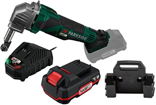 PARKSIDE® 20V Akku Knabber PMKA 20-Li - INKL. Akku (2Ah) und Ladegerät (2,4A) sowie Wandhalterung