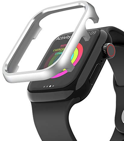 Compatibile con Apple iWatch Serie 7 41mm Acciaio Inox Custodia, Ultra Sottile Alluminio Cover Orologio Protettiva Paraurti Antigraffio Compatibile con Apple iWatch 41mm Series 7/8, Antiurto Cassa